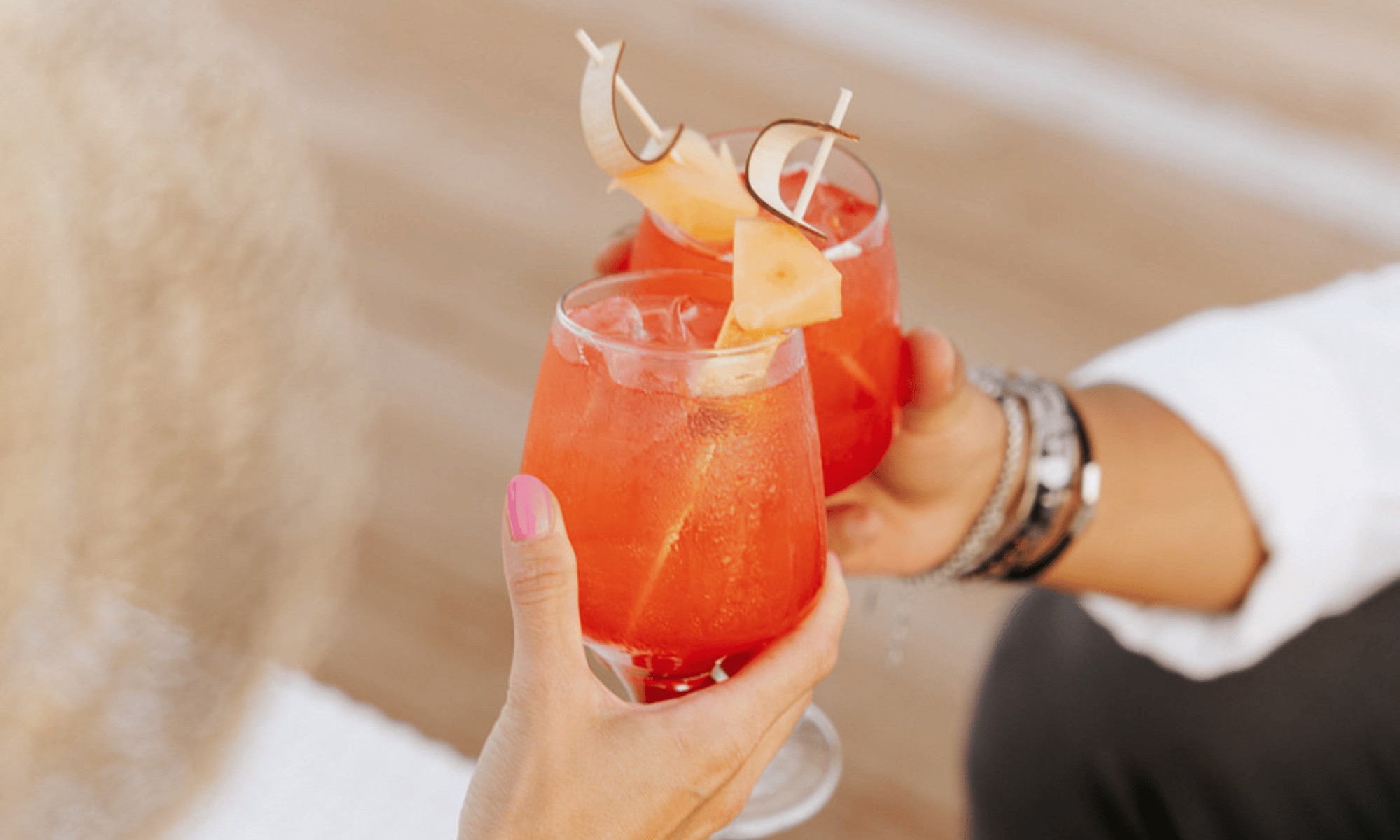 Cocktail dell’aperitivo al Tuka Beach